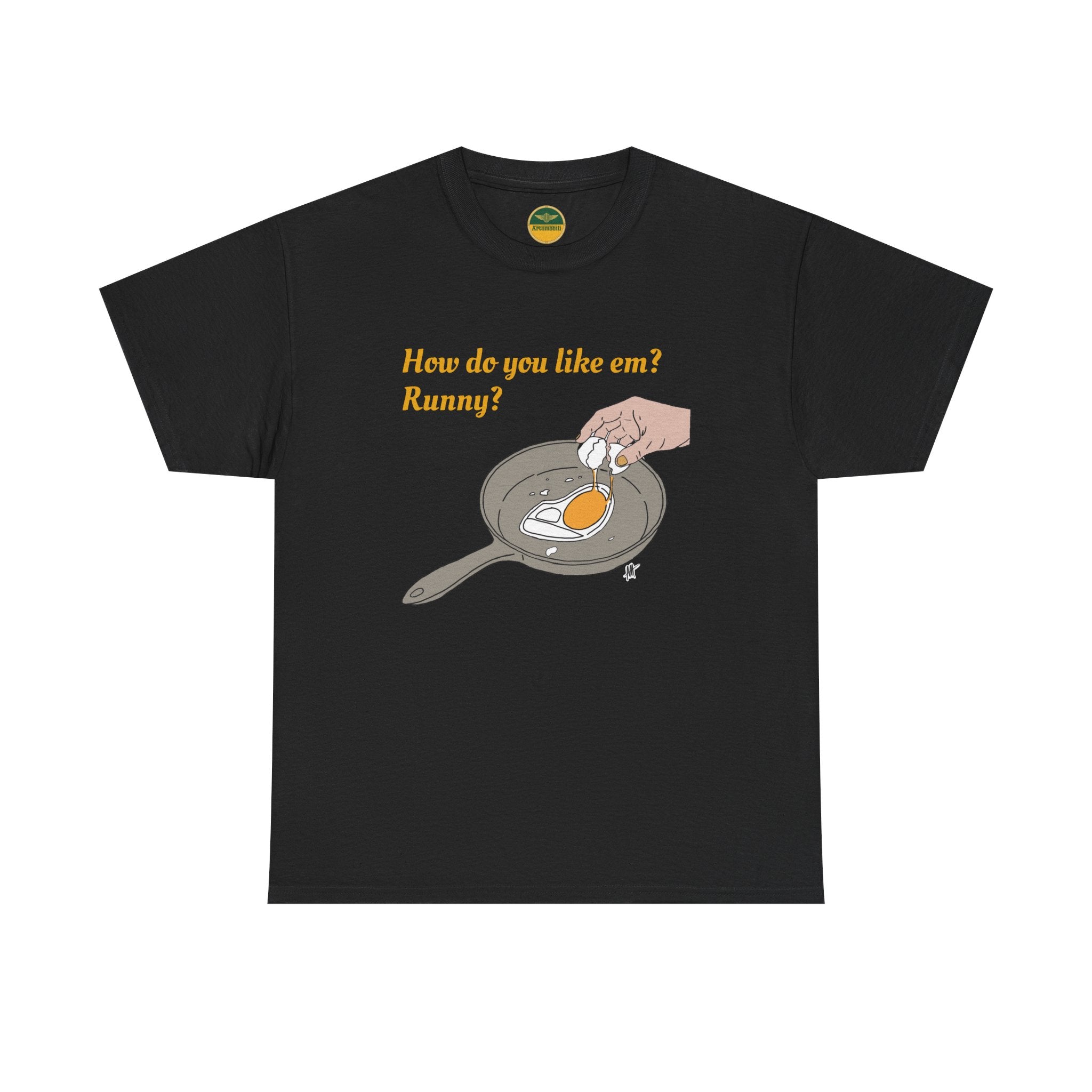 Runny Egg 'Porsche Headlights' on a Skillet